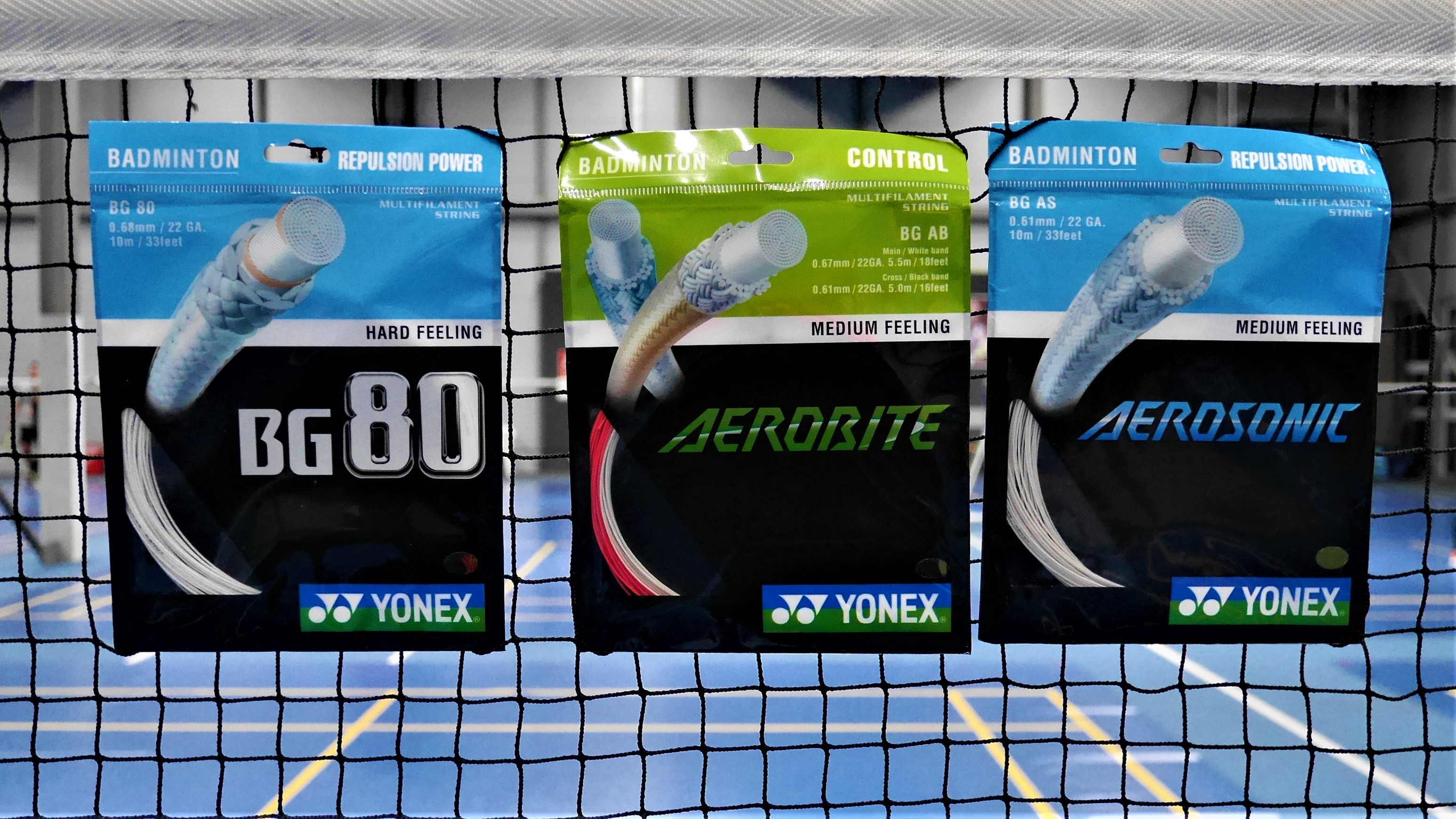 The seven most popular YONEX badminton strings in test from BG 65 to